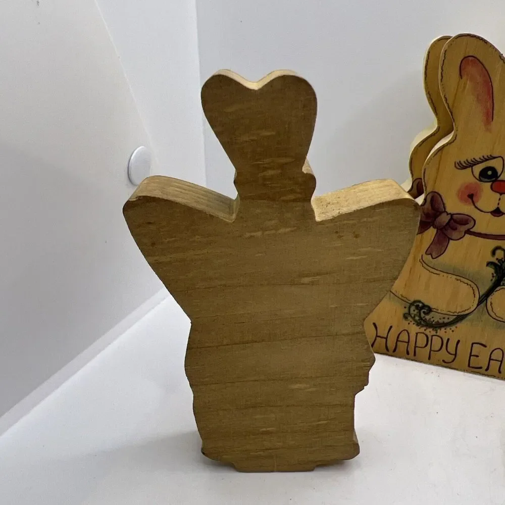 Hand Painted Wooden Home Decor - 4 Easter, 1 Halloween, 1 Best‎ Friends, 1 Bunny